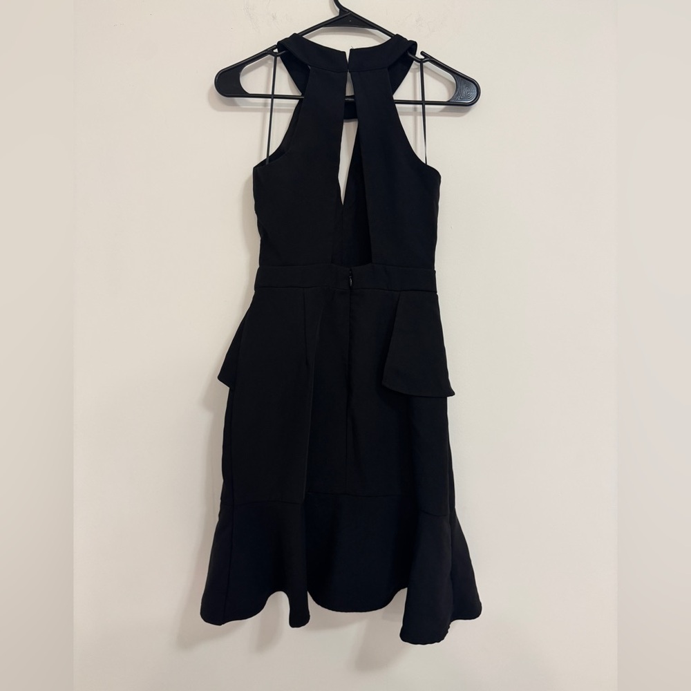 Adelyn Rae Black Asymmetrical Dress - Picture 4 of 7